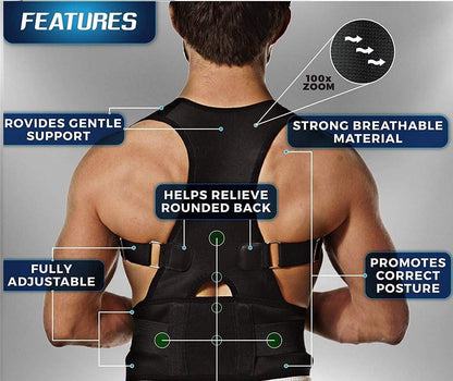 Morvia™ Unisex Posture Corrector Belt for Better Posture & Pain Relief
